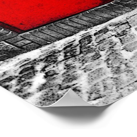 Poster La porte rouge (Coin)