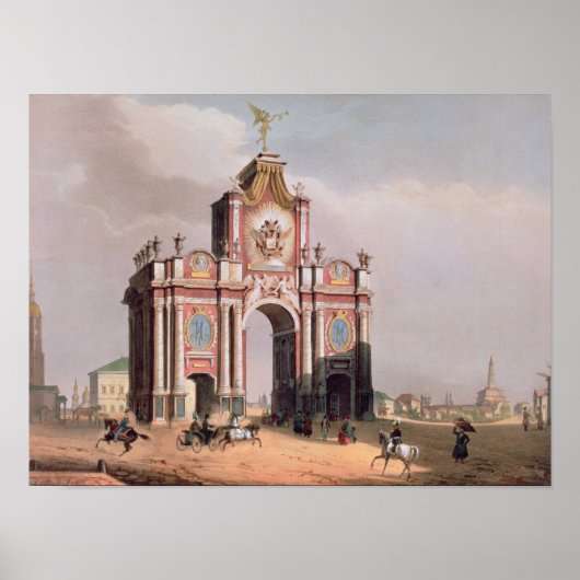 Poster La porte rouge à Moscou (Devant)
