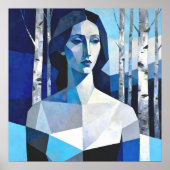 Poster La Pose de « Caelith » – Un Portrait Abstrait (Devant)