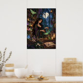 Poster La Potion de Sorcière de l'Apothicaire de Minuit F (Cuisine)