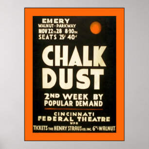 Poster La poussière de craie