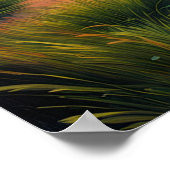 Poster La prairie verte captivante (Coin)