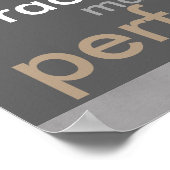 Poster la pratique de l'affiche motivante fait une citati (Coin)