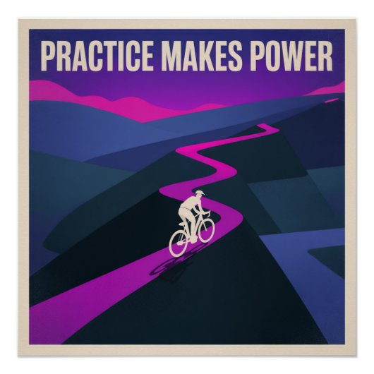 Poster La pratique fait la puissance (Devant)