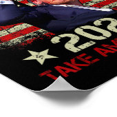 Poster La Première Pompe À Trump 2024 Trump Survit Au Ral (Coin)