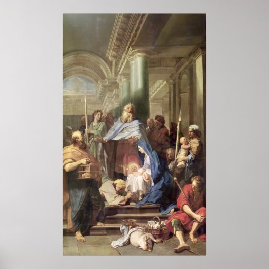 Poster La présentation dans le Temple, 1692 (Devant)