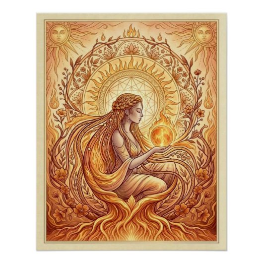 Poster La Prêtresse de Feu  (Devant)