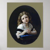 Poster La Prière, Bouguereau (Devant)