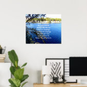 Poster La prière de sérénité (Bureau à domicile)