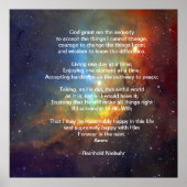 Poster La prière de sérénité (Devant)