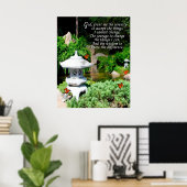 Poster "La prière de sérénité" (Bureau à domicile)