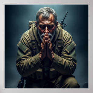 Poster La prière du pénitent : Larmes de la miséricorde d