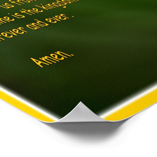 Poster La prière du Seigneur (Coin)