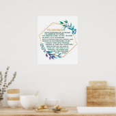 Poster La prière du Seigneur (Cuisine)