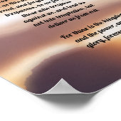 Poster La prière du Seigneur (Coin)