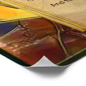 Poster La prière du Seigneur en verre tendu (Coin)