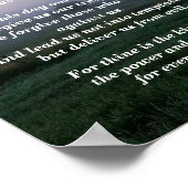 Poster La prière du Seigneur - Version traditionnelle Pos (Coin)