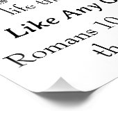 Poster La prière du soudeur de la route Romans (Coin)