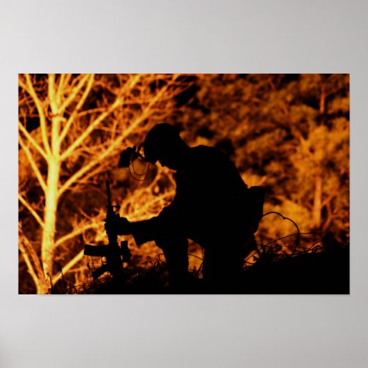 Poster La prière d'un soldat (Devant)