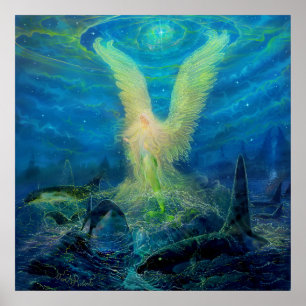 Poster La princesse d'ange de sirène