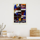 Poster La princesse de lumière bande dessinée 1 (Cuisine)