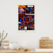 Poster La princesse de lumière bande dessinée de la nouve (Cuisine)