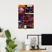 Poster La princesse de lumière bande dessinée de la nouve (Bureau à domicile)