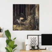 Poster La Princesse et l'élan de John Bauer (Bureau à domicile)