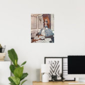 Poster La princesse et les journaux par Edmund Dulac (Bureau à domicile)