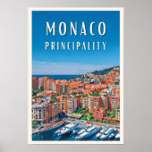 Poster La principauté de Monaco (Devant)
