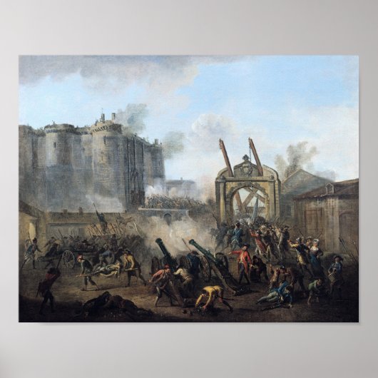 Poster La prise de la Bastille, 14 juillet 1789 (Devant)