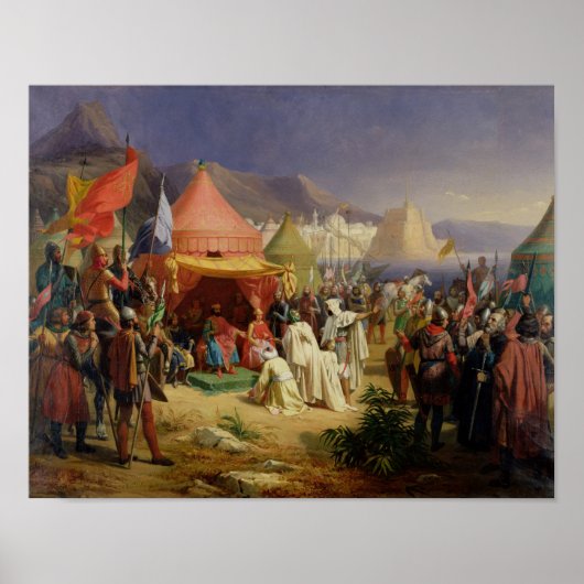 Poster La prise de Tripoli, avril 1102, 1842 (Devant)