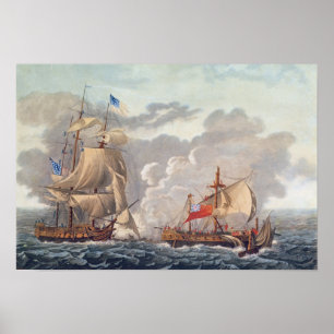 Poster La prise du navire anglais 'le Java
