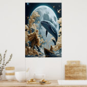 Poster La prise lunaire du pêcheur (Cuisine)