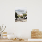 Poster La prison d'Alcatraz vue de San Francisco (Cuisine)