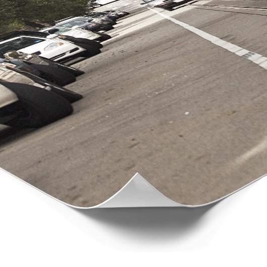 Poster La prison d'Alcatraz vue de San Francisco (Coin)