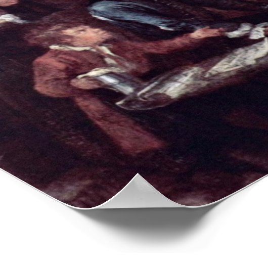 Poster La Prison " De Hogarth William (Best Quality) (Coin)