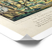 Poster La procession du chasseur, vers 1850 (lumière colo (Coin)