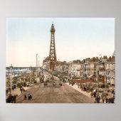 Poster La Promenade, Blackpool, Angleterre (Devant)