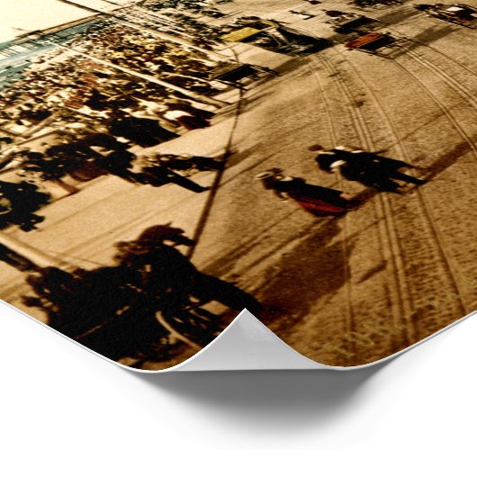 Poster La Promenade Blackpool Lancashire Angleterre (Coin)