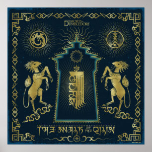 Poster La promenade de la Tapisserie de la tour dorée de