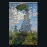 Poster La Promenade, Femmes avec Parasol, Monet<br><div class="desc">Claude Monet,  La Promenade,  Poster de Femmes avec Parasol</div>