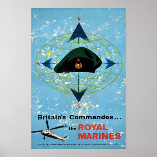 Poster La propagande des commandos de la marine royale br (Devant)