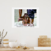 Poster La propreté est à côté de la légèreté (Cuisine)