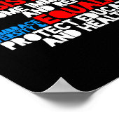 Poster La protestation anti-Trump contre les droits de l' (Coin)