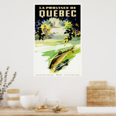Poster La Province de Québec (Cuisine)