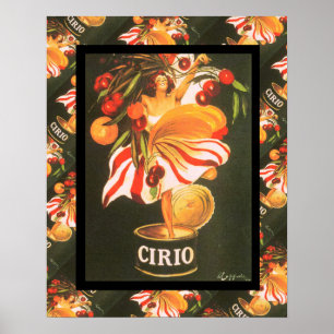 Poster La publicité française vintage, fruit de Cirio