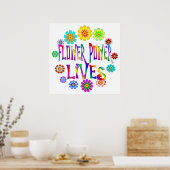 Poster La puissance des fleurs vit (Cuisine)