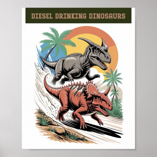 Poster La Puissance Du Diesel (Devant)