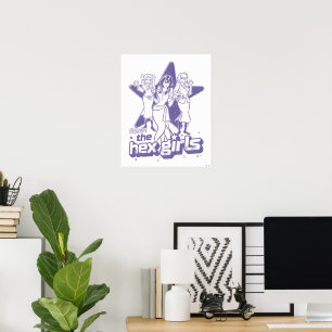 Poster La puissance étoilée des filles hexagonales